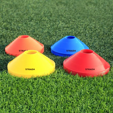 Flat cones soccer sales