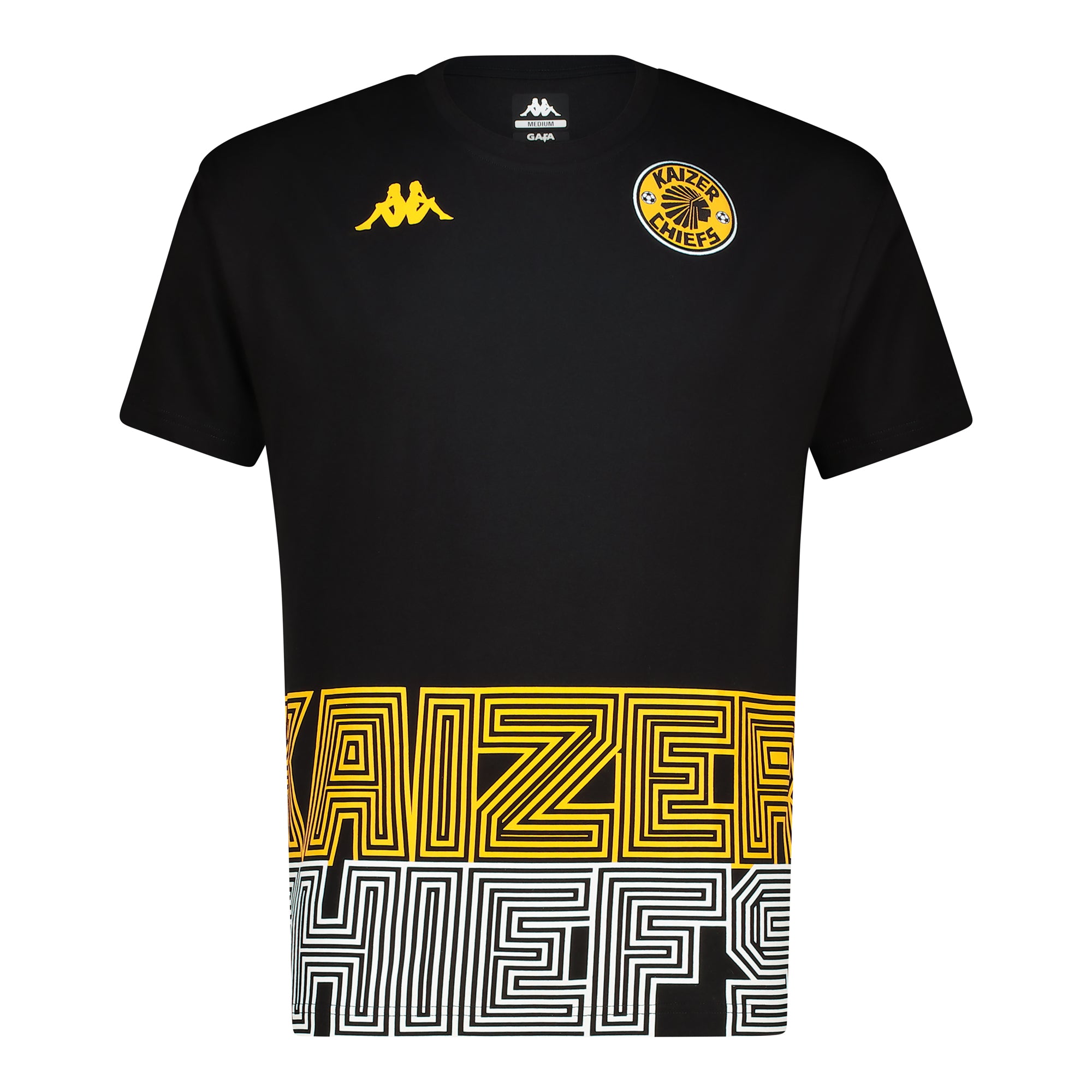 Supporters Graphic Black Cotton Tee