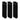 NIKE EVERYDAY 3-Pack Black CREW SOCKS