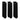 NIKE EVERYDAY 3-Pack Black CREW SOCKS