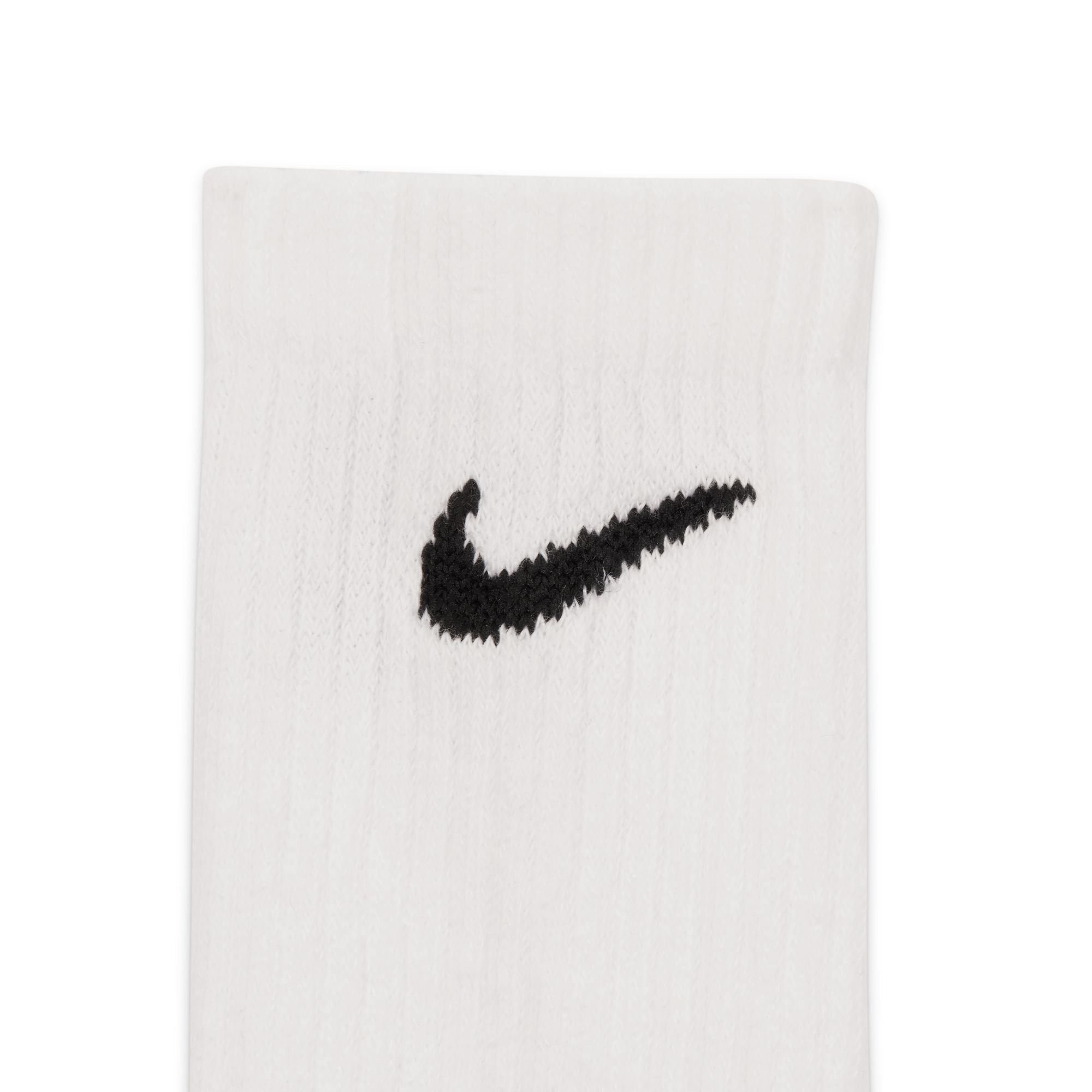 NIKE EVERYDAY 3-Pack White CREW SOCKS