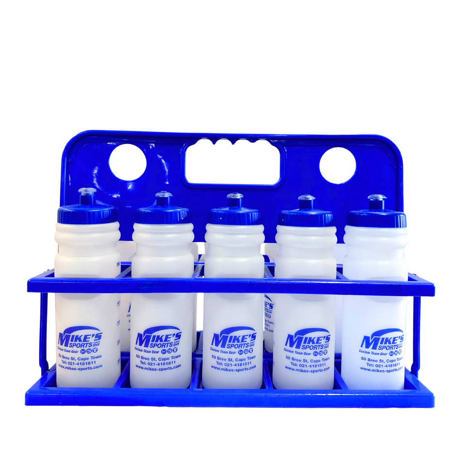 COLLAPSIBLE WATER BOTTLE CARRIER+ 10 MIKES BOTTLES Mikes Sports